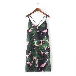 Calixa Casual tropical Dress