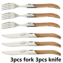 Load image into Gallery viewer, Steak Knives Forks 6 pieces
