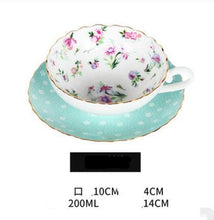 Load image into Gallery viewer, Mellissa coffee cup set English flower cup
