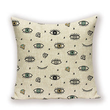 Load image into Gallery viewer, Stella  Eye Cushion Covers Linen Home Decoration
