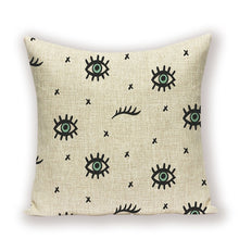Load image into Gallery viewer, Stella  Eye Cushion Covers Linen Home Decoration
