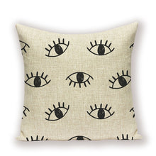 Load image into Gallery viewer, Stella  Eye Cushion Covers Linen Home Decoration
