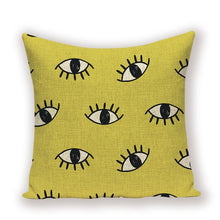 Load image into Gallery viewer, Stella  Eye Cushion Covers Linen Home Decoration
