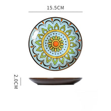 Load image into Gallery viewer, Alexa Creative hand-painted ceramic plate round plate
