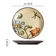 Load image into Gallery viewer, Alexa Creative hand-painted ceramic plate round plate
