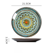 Load image into Gallery viewer, Alexa Creative hand-painted ceramic plate round plate
