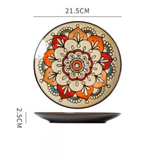 Load image into Gallery viewer, Alexa Creative hand-painted ceramic plate round plate
