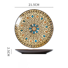 Load image into Gallery viewer, Alexa Creative hand-painted ceramic plate round plate
