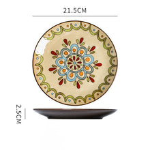 Load image into Gallery viewer, Alexa Creative hand-painted ceramic plate round plate
