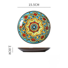Load image into Gallery viewer, Alexa Creative hand-painted ceramic plate round plate
