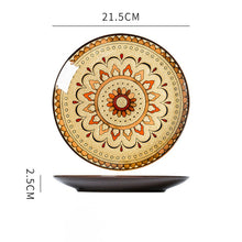 Load image into Gallery viewer, Alexa Creative hand-painted ceramic plate round plate
