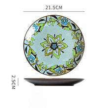 Load image into Gallery viewer, Alexa Creative hand-painted ceramic plate round plate
