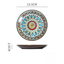 Load image into Gallery viewer, Alexa Creative hand-painted ceramic plate round plate
