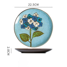 Load image into Gallery viewer, Alexa Creative hand-painted ceramic plate round plate
