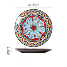 Load image into Gallery viewer, Alexa Creative hand-painted ceramic plate round plate
