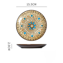 Load image into Gallery viewer, Alexa Creative hand-painted ceramic plate round plate
