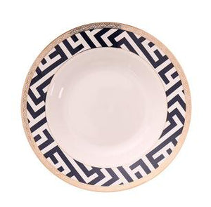 Luxury Lulus porcelain  Dinner Plate set 8