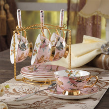 Load image into Gallery viewer, Malaya  Bird Tea Cup Saucer Spoon Set
