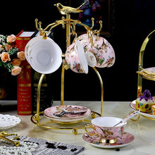 Load image into Gallery viewer, Malaya  Bird Tea Cup Saucer Spoon Set
