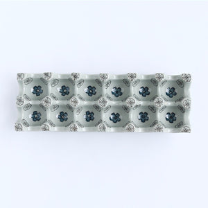 ceramic 12 separation egg tray