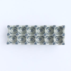 ceramic 12 separation egg tray