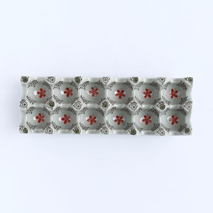 ceramic 12 separation egg tray