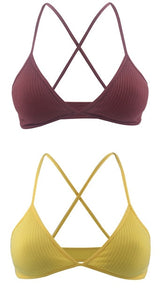 2 PCS comfort cotton bras