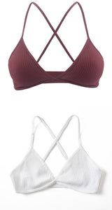 2 PCS comfort cotton bras