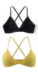 2 PCS comfort cotton bras