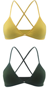 2 PCS comfort cotton bras