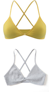 2 PCS comfort cotton bras