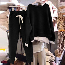 Load image into Gallery viewer, Violet Joint Loose Sweater Fashion Two-piece
