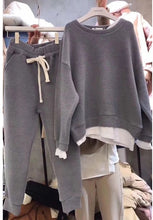 Load image into Gallery viewer, Violet Joint Loose Sweater Fashion Two-piece
