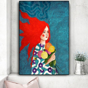 Abstract Colorful Canvas  Posters