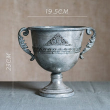 Load image into Gallery viewer, Vintage Old  Iron Vase Flower
