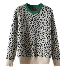 Load image into Gallery viewer, Carla sweater leopard knitted
