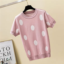 Load image into Gallery viewer, Channeling Polka Dot T Shirt
