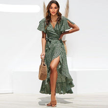 Load image into Gallery viewer, Parker Long Wrap Dress
