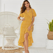 Load image into Gallery viewer, Parker Long Wrap Dress
