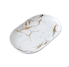 Load image into Gallery viewer, Sacha  Creative Marble rectangle ware
