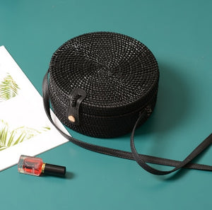 Alia  Rattan Bag Round