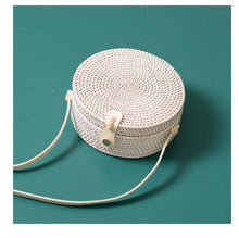 Load image into Gallery viewer, Alia  Rattan Bag Round
