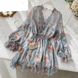 Ana chiffon floral dresses
