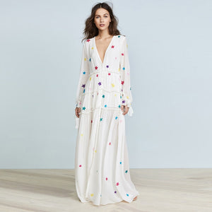 Star Bohemian beach dress