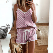 Load image into Gallery viewer, Paola Stripe Short Pijama
