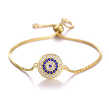 Load image into Gallery viewer, Juliana Eye Charm Adjustable Bracelet
