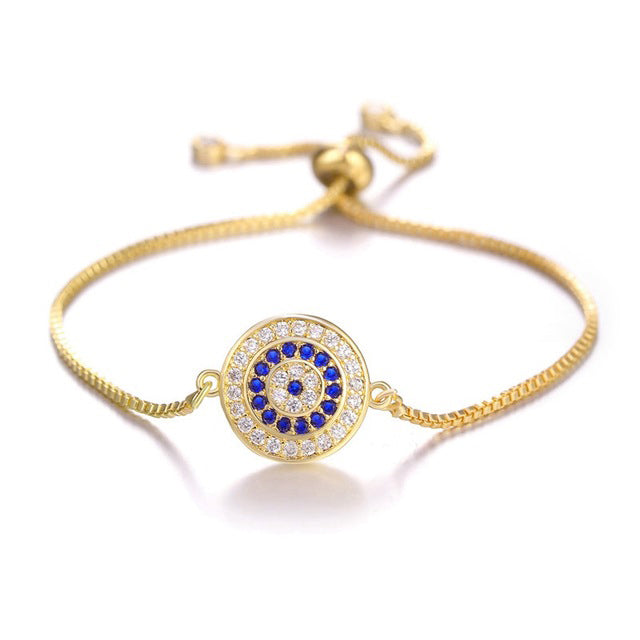 Juliana Eye Charm Adjustable Bracelet