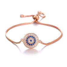 Load image into Gallery viewer, Juliana Eye Charm Adjustable Bracelet
