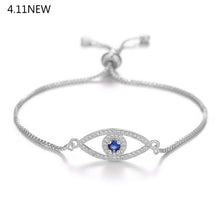 Load image into Gallery viewer, Juliana Eye Charm Adjustable Bracelet
