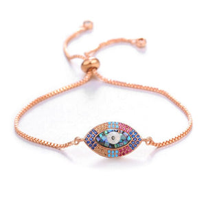 Juliana Eye Charm Adjustable Bracelet
